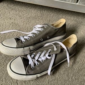 Light Gray Converse- only worn once